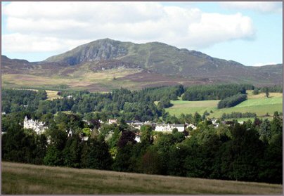Ben Bhrackie and Pitlochry